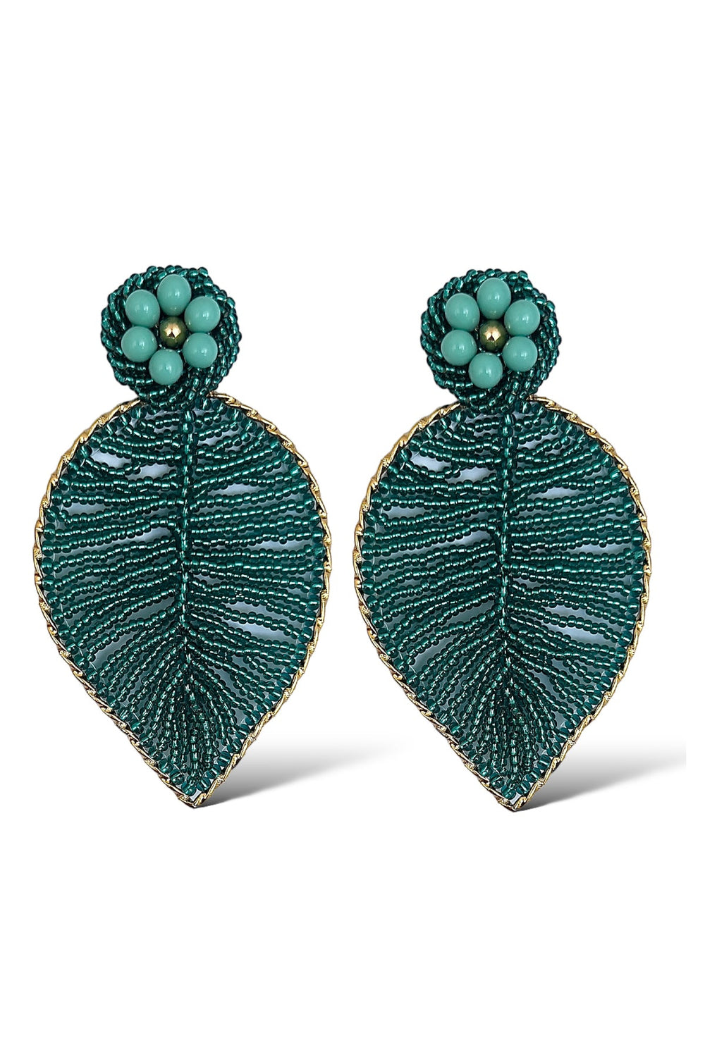 JEWELRY - The Palms Earrings • Aquamarine
