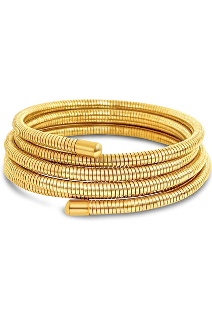 JEWELRY - Krishna Coil Wrap Bracelet • Gold