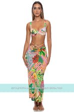 LULI CHIC - Luxe Stitch Triangle Halter Top & Ring Maxi Skirt • Palma
