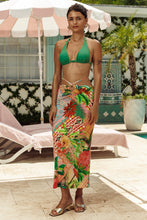 LULI CHIC - Luxe Stitch Triangle Halter Top & Ring Maxi Skirt • Palma