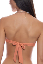 LULI CHIC - Free Form Bandeau Top & High Leg Brazilian Bottom • Azafran