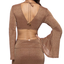 COSITA BUENA - Bell Sleeve Crop Top