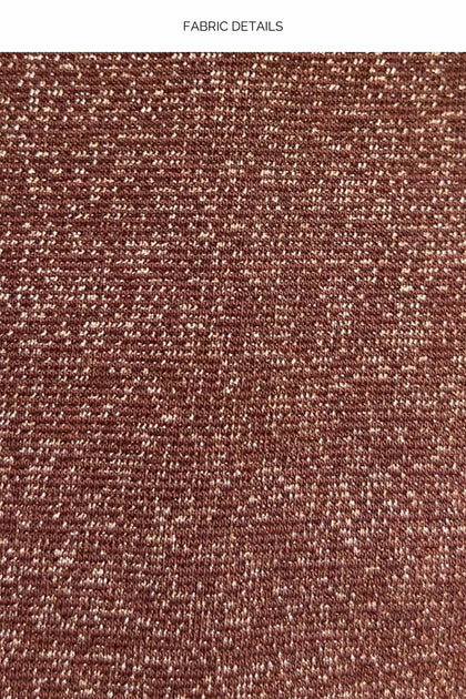 COSITA BUENA - Bell Sleeve Crop Top & Ruffle Sarong Mini Skirt • Brown