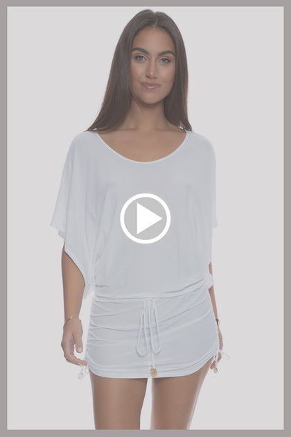 COSITA BUENA - South Beach Dress • White