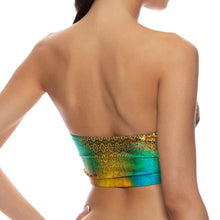 MYSTIC SEAS - Double Loop Bandeau Crop Top