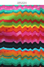 HOLA VERANO! - Wavy Tunnel Bandeau Top & Scrunch Up Mini Skirt • Multicolor