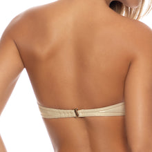 MOON OVER MIAMI - Ruched Underwire Push Up Bandeau Top