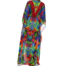 MUNDO DE COLORES - Button Front Long Caftan