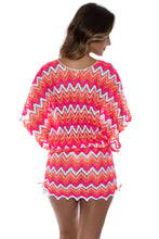 FLAMINGO BEACH - Cabana V Neck Dress • Multicolor