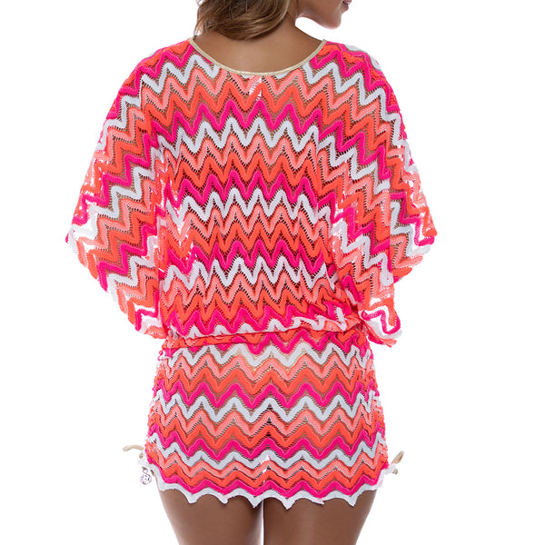 FLAMINGO BEACH - Cabana V Neck Dress