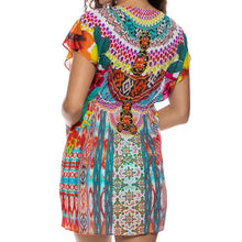 CHASING WATERFALLS - Cap Sleeve Short Caftan