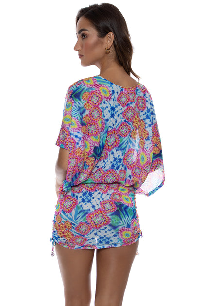 BEAUTIFUL MESS - Cabana V Neck Dress • Multicolor