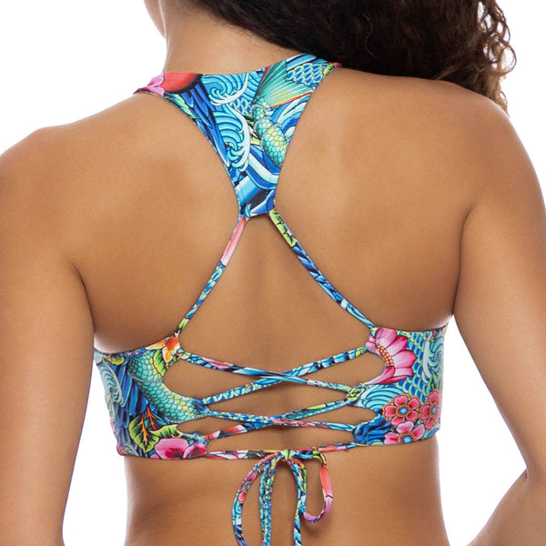 INKED BABE - Ink Mesh Reversible Cut Out Top