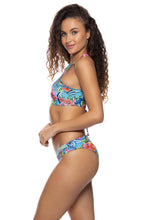 INKED BABE - Ink Mesh Reversible Cut Out Top & Fishtail Ink Mesh Full Bottom • Multicolor