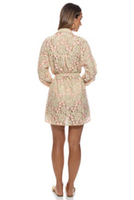 GITANA - Long Sleeve Belted Dress • Multicolor