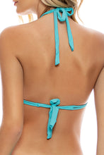 PURA CURIOSIDAD - Triangle Halter Top & High Leg Brazilian Bottom • Mar Campaign