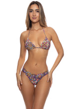 TIKI BABE - Triangle Top & Banded Full Bottom • Multicolor