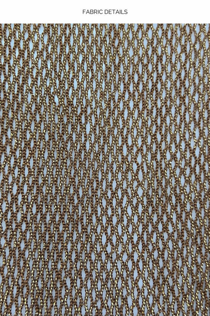 SUNSHINE ADDICT - Short Caftan • Brown | Gold