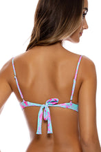 SHOCK WAVES - Minimal Balconette Top & Seamless Full Tie Side Bottom • Multicolor