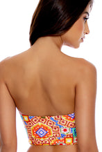 RETRO LULI - Tie Side Tube Top & Adjustable Sides Moderate Bottom • Multicolor