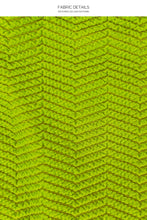 AMAZONIA - Drawstring Halter Peek A Boo Cropped Top & Seamless Full Tie Side Bottom • Wild Lime