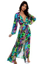 LULI'S SELVA - Belt Maxi Dress • Multicolor