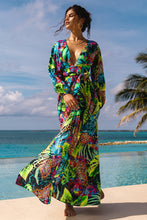 LULI'S SELVA - Belt Maxi Dress • Multicolor