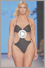 JETSET LULI - Ring Bandeau Monokini • Black Runway