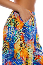 ISLA SALVAJE - Halter Ring Tube Top & Open Sides Wide Leg Pant • Multicolor