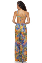 ISLA SALVAJE - Minimal Balconette Top & Open Sides Wide Leg Pant • Multicolor