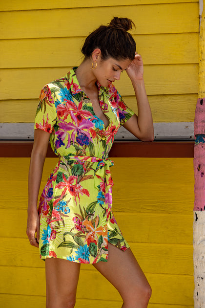 LULI TROPICS - Shirt Dress • Multicolor