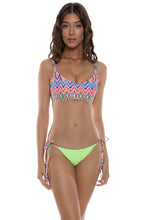 MIAMI SORBET - Underwire Tank Top & Seamless Full Tie Side Bottom • Multicolor