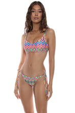 MIAMI SORBET - Underwire Tank Top & Seamless Full Tie Side Bottom • Multicolor