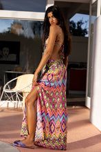 MIAMI SORBET - Cut Out Long Dress • Multicolor