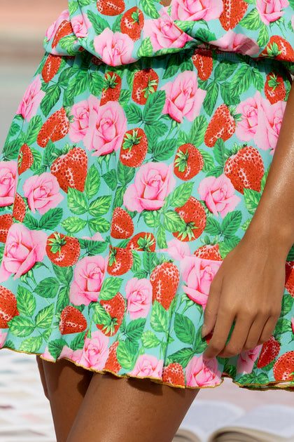 STRAWBERRY FIELDS - Tank Playera Dress • Multicolor