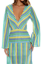 ISLAND BLUES - Long Dress • Multicolor