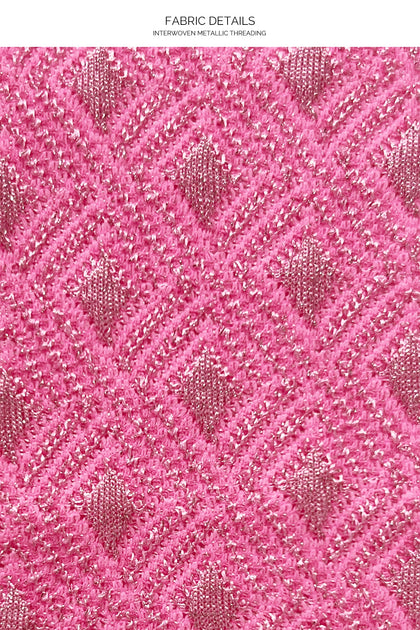 BRILLA - Double Loop Bandeau Long Dress • Pink