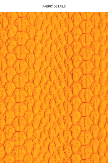 WAVY BABY - Square Neck Laced Up One Piece • Florida Citrus