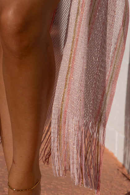 ETHEREAL QUEEN - Long Caftan • Rose Pink