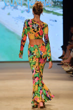 LOVE BY THE SUN - Front Knot Crop Top & Bell Bottoms Pants • Multicolor Runway
