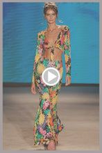 LOVE BY THE SUN - Front Knot Crop Top & Bell Bottoms Pants • Multicolor Runway