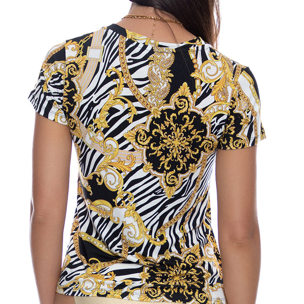 GODDESS VIBES - V Neck T Shirt