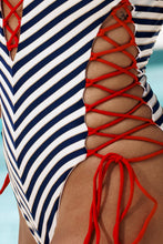 CAPITANA - Interlaced Open Side One Piece • Multicolor