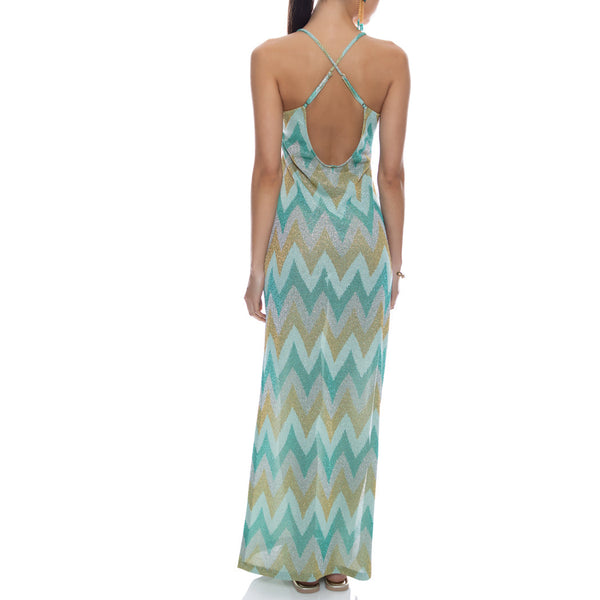 QUEEN LULI - Cross Back Long Dress