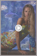 LA COSTA - One Shoulder Sleeve Adjustable Side Dress • Multicolor