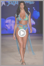 QUITE THE CATCH - Long Caftan • Aqua Runway