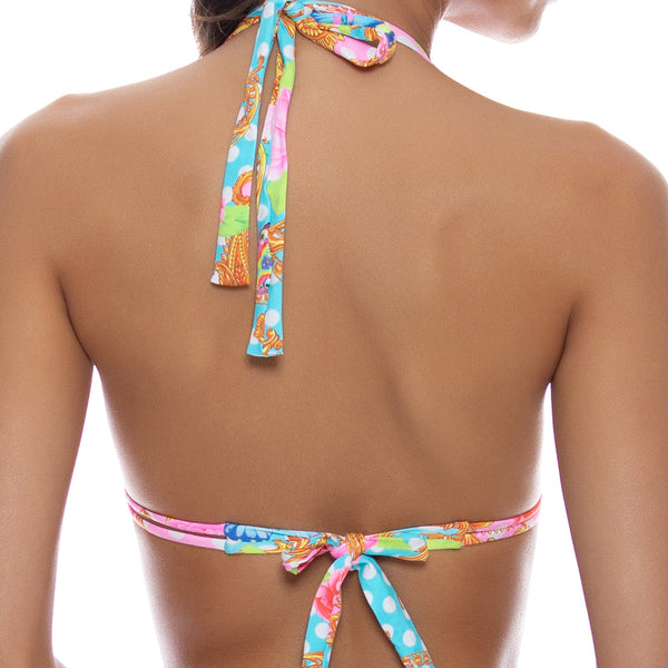 SHE'S CUTE - Triangle Halter Top