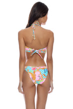 SHE'S CUTE - Ring Drawstring Bandeau Top & Ring V Front Moderate Bottom • Multicolor