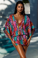 ELECTRIC SKIN - Cabana V Neck Dress • Multicolor