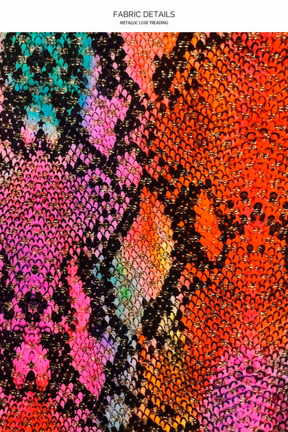 ELECTRIC SKIN - Ring Long Sleeve Top & Flare Pants  • Multicolor